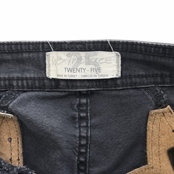 We The Free by Free People Firecracker Flare Jeans with Cream Star Accents - Picture 5 of 5